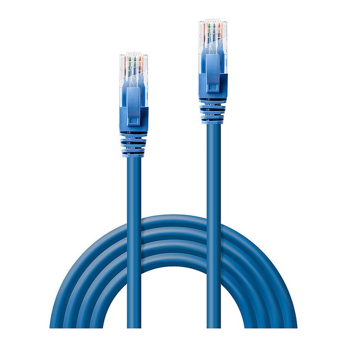 Lindy Cable de Red Ethernet Cat6 U/UTP Patch Blue 0.5 Metros