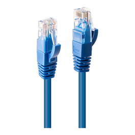 Lindy Cable de Red Ethernet Cat6 U/UTP Patch Blue 0.5 Metros