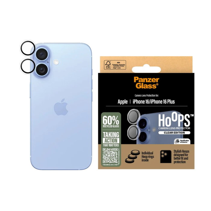 Panzerglass Panzerglass hoops protector para iPhone 16 Panzerglass Panzerglass hoops protector para iPhone 16