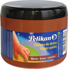 PELIKAN Pintura de dedos 500 ml Siena tostada Nº190