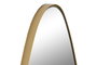 DKD Home Decor Espejo de Hierro y Cristal Dorado 55x2x160 cm