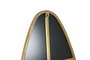 DKD Home Decor Espejo de Hierro y Cristal Dorado 55x2x160 cm