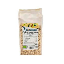Biolabrador Copos De Avena Gruesos Sin Gluten 500Gr