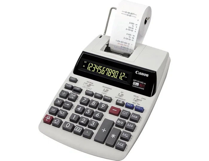 Canon MP120-MG Calculadora de impresión de sobremesa con 12 dígitos Canon MP120-MG Calculadora de impresión de sobremesa con 12 dígitos