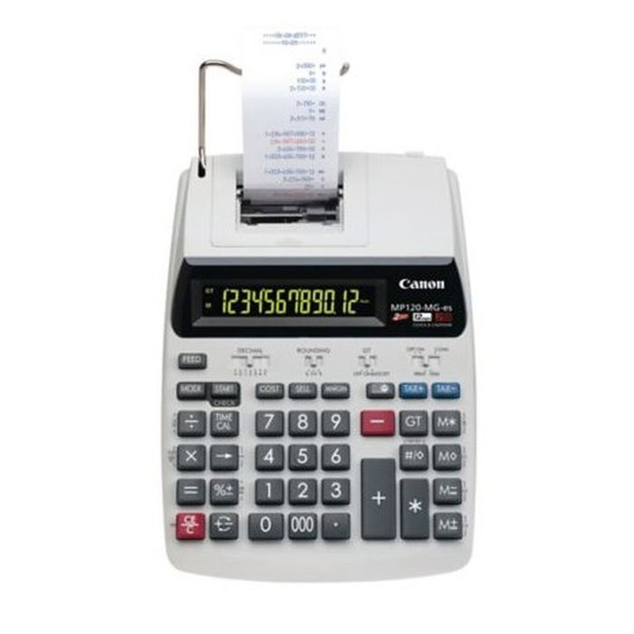 Canon MP120-MG Calculadora de impresión de sobremesa con 12 dígitos Canon MP120-MG Calculadora de impresión de sobremesa con 12 dígitos