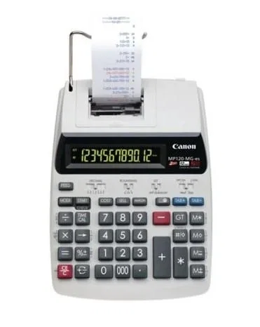Canon MP120-MG Calculadora de impresión de sobremesa con 12 dígitos Canon MP120-MG Calculadora de impresión de sobremesa con 12 dígitos