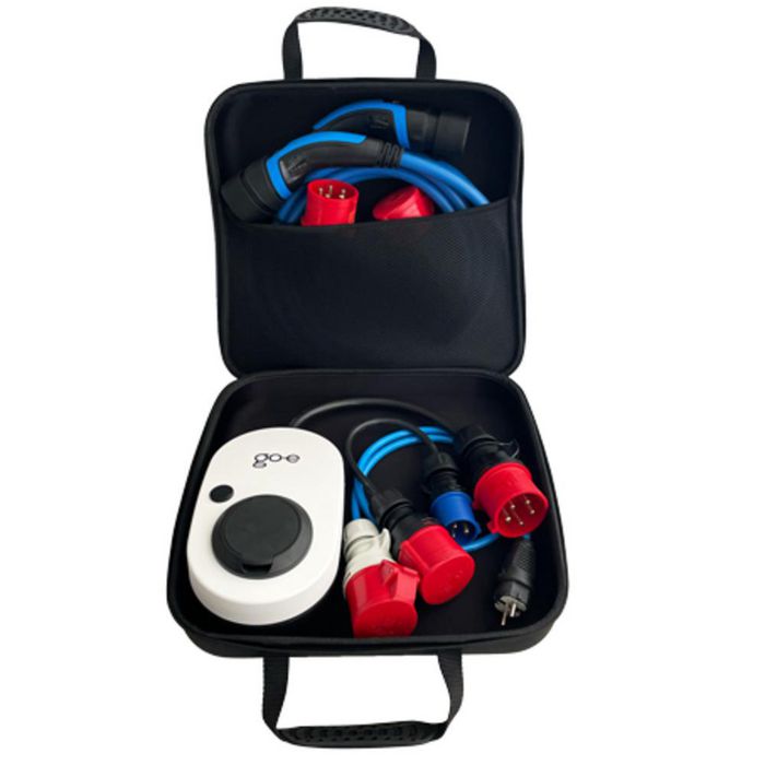 go-e Estuche Rígido de Transporte y Almacenamiento para Cargadores go-e (Gemini flex, HOME+) y Accesorios de Carga EV