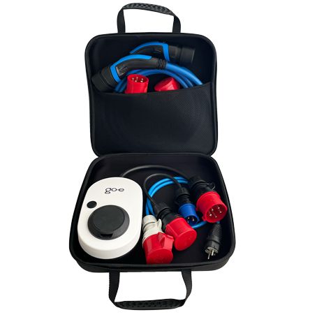 go-e Estuche Rígido de Transporte y Almacenamiento para Cargadores go-e (Gemini flex, HOME+) y Accesorios de Carga EV