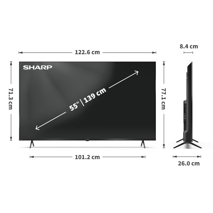 Sharp 55HL4465E Black Sharp 55HL4465E Black