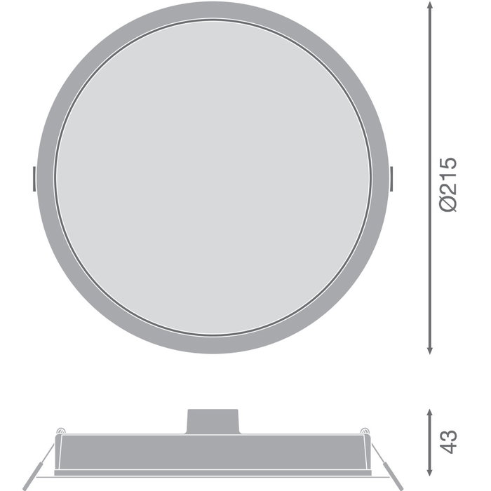 LEDVANCE Downlight LED 30W 3000Lm 3000K 100º IP44 Blanco Cálido LEDVANCE Downlight LED 30W 3000Lm 3000K 100º IP44 Blanco Cálido