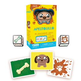 Asmodee Juego Apestosillo Ekiylst01Es Juego de Emparejar Imágenes con Dados y Cubilete Perrete