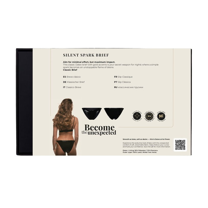 Conjunto de Lencería Guilty Pleasure Negro (S)