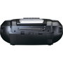 Lenco SCD-720SI Boombox Portátil con CD, DAB+, Bluetooth y Casete - Plata