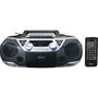 Lenco SCD-720SI Boombox Portátil con CD, DAB+, Bluetooth y Casete - Plata