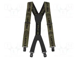 LAHTI PRO Tirantes para pantalones verde-negro 1160mm