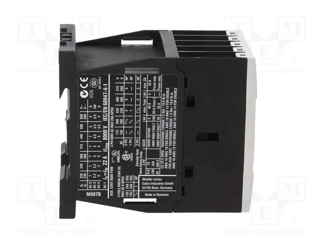 EATON ELECTRIC Contactor DILM7-01-24VAC 3-polar 7A 24VAC EATON ELECTRIC Contactor DILM7-01-24VAC 3-polar 7A 24VAC