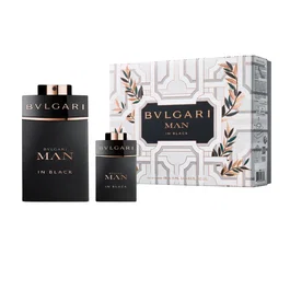 Bvlgari Set Man In Black Eau De Parfum para Hombre, 100 ml + 15 ml Miniatura