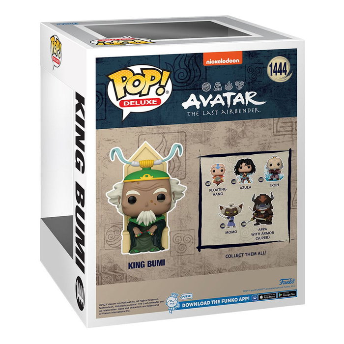 FUNKO Funko Pop! Deluxe King Bumi on Throne Avatar: La leyenda de Aang FUNKO Funko Pop! Deluxe King Bumi on Throne Avatar: La leyenda de Aang