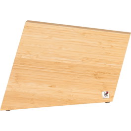 Miyabi Messerblock para 5 cuchillos en bambú con superficie magnética de color marrón de color marrón