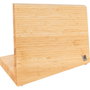 Miyabi Messerblock para 5 cuchillos en bambú con superficie magnética de color marrón de color marrón