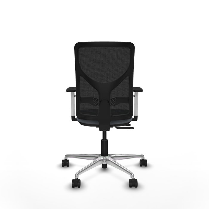 PIQUERAS Y CRESPO Silla de oficina Motilla con mecanismo Sincro/Traslack, Gris y Negro