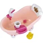 KLEIN - Bañera Bebé Modelo 1665 Baby Coralie con Sonidos, Luz y Cabezal de Ducha, Juguete de Imitación para Niños +3 Años