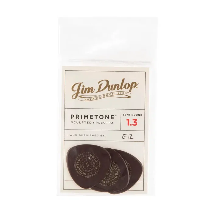 Dunlop Púas Primetone Semi Round Smooth 1,3 mm (pack de 3)
