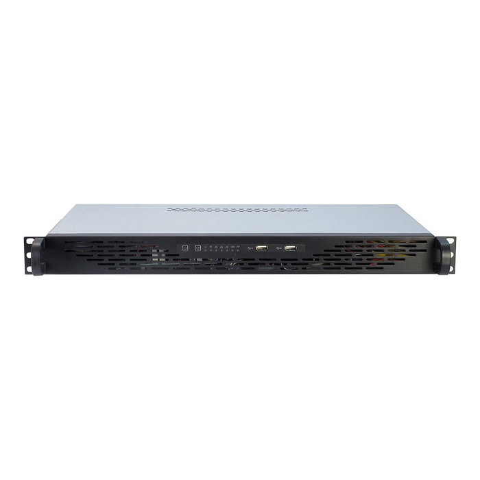 Inter-Tech IPC 1U-K-125L Chasis de Servidor 1HE con 2x USB 3.0
