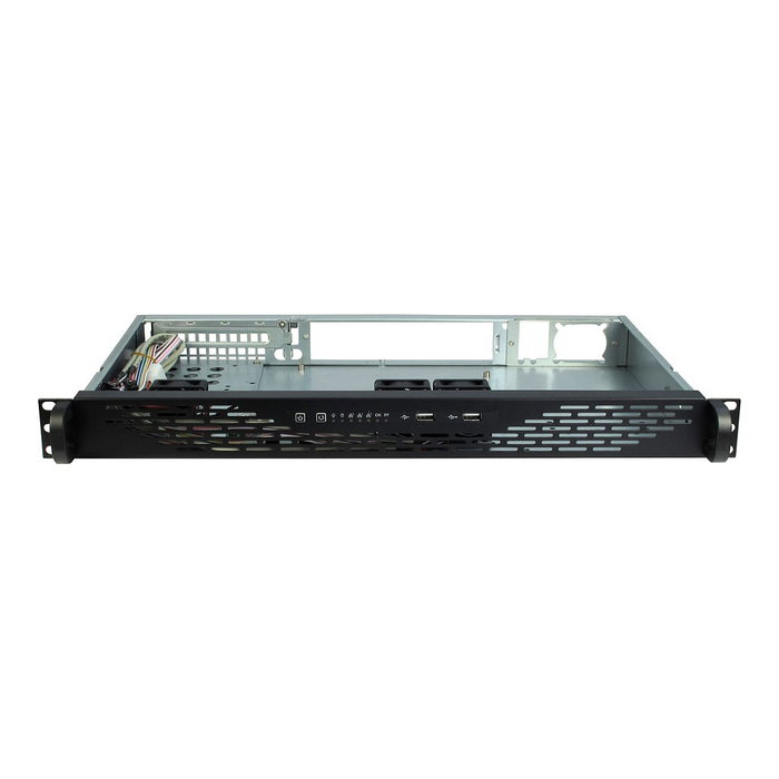 Inter-Tech IPC 1U-K-125L Chasis de Servidor 1HE con 2x USB 3.0