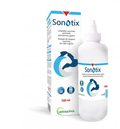 Vetoquinol Sonotix Tratamiento para Oídos para Perros y Gatos, 120 ml