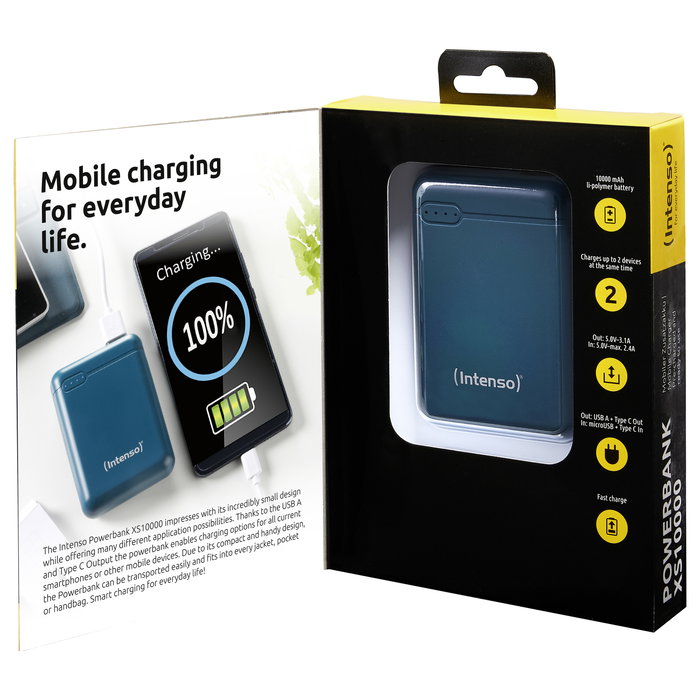 Intenso Powerbank XS10000 10000 mAh Petróleo