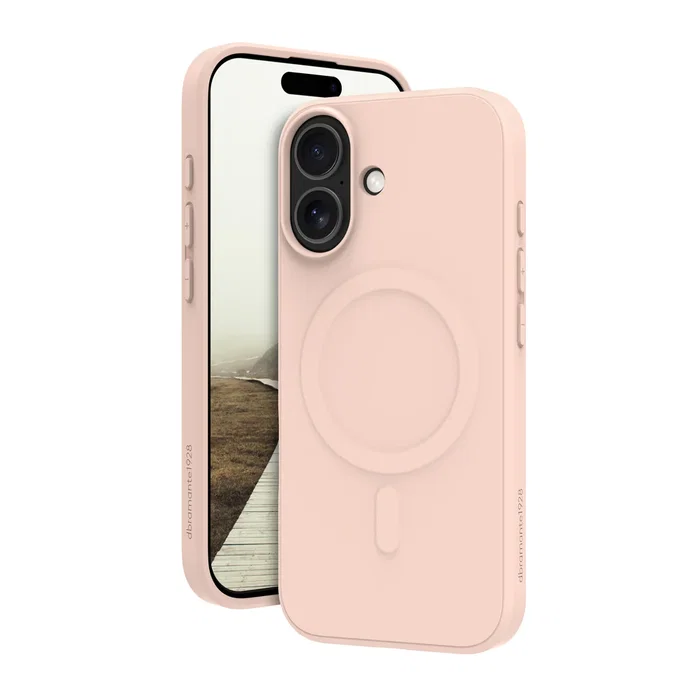 Dbramante1928 Greenland Pro MS Funda Protectora para iPhone 17 - Rosa - Resistente a Impactos y Polvo - Compatible con Carga Inalámbrica