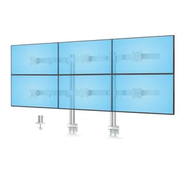 StarTech.com 6-MONITOR-ARM-A Soporte para 6 Monitores Blanco