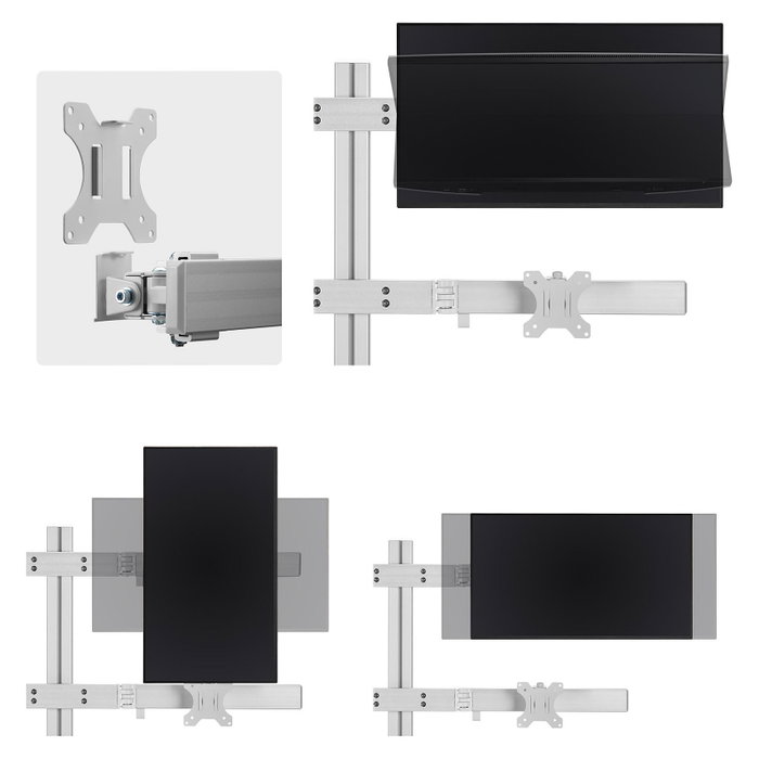 StarTech.com 6-MONITOR-ARM-A Soporte para 6 Monitores Blanco