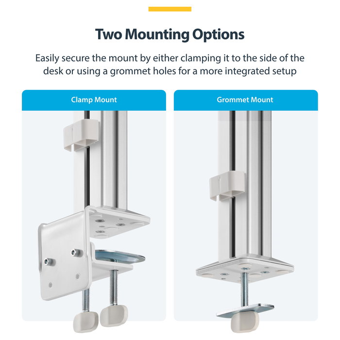 StarTech.com 6-MONITOR-ARM-A Soporte para 6 Monitores Blanco