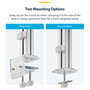 StarTech.com 6-MONITOR-ARM-A Soporte para 6 Monitores Blanco