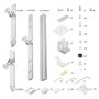 StarTech.com 6-MONITOR-ARM-A Soporte para 6 Monitores Blanco