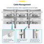 StarTech.com 6-MONITOR-ARM-A Soporte para 6 Monitores Blanco