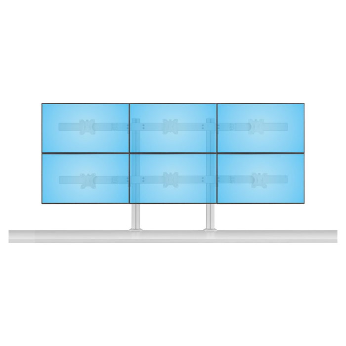 StarTech.com 6-MONITOR-ARM-A Soporte para 6 Monitores Blanco