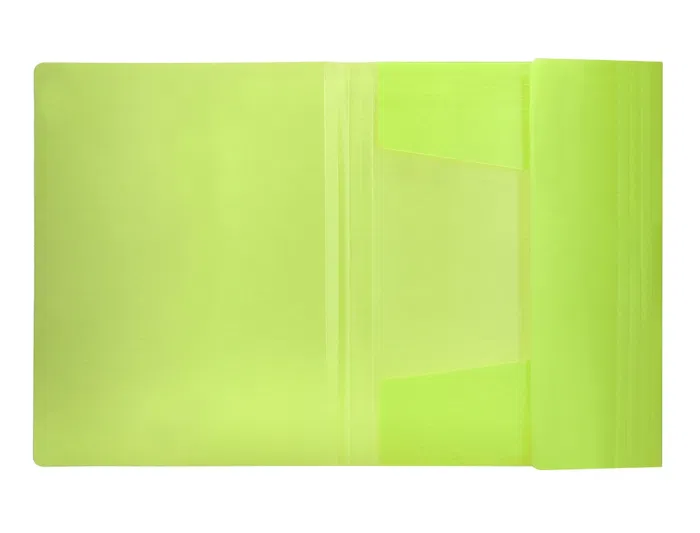 Liderpapel Carpeta Liderpapel Gomas Solapas Polipropileno DIN A4 Amarillo Fluor Opaco 100 Hojas