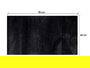 Giftdecor Alfombra Soft Negra 80 x 140 cm (Set de 9)