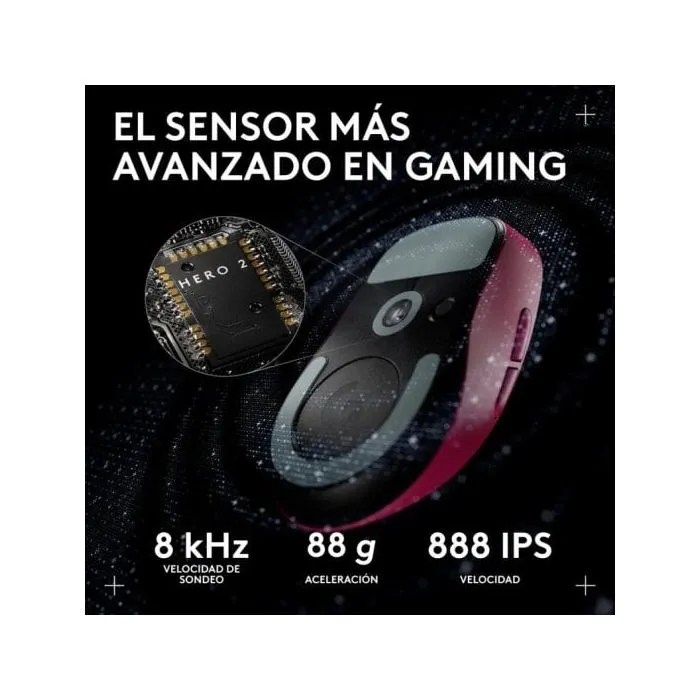 Logitech G PRO X Superlight 2 Ratón Gaming Inalámbrico - Rosa