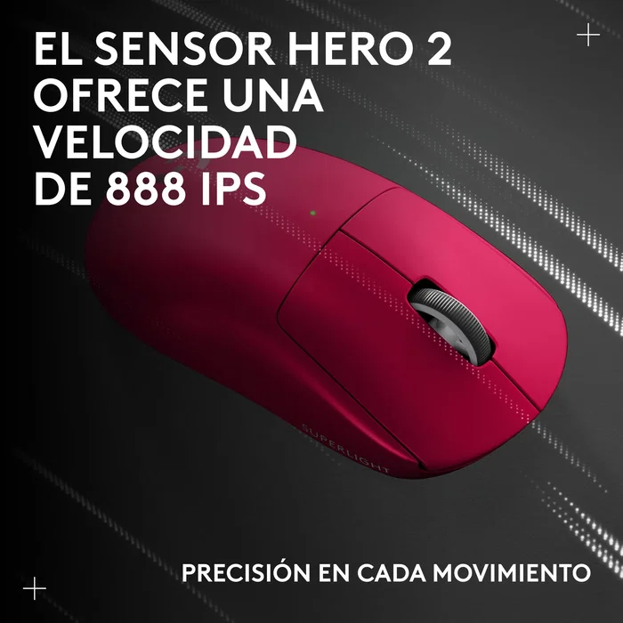 Logitech G PRO X SUPERLIGHT 2c Ratón Gaming Inalámbrico Rosa