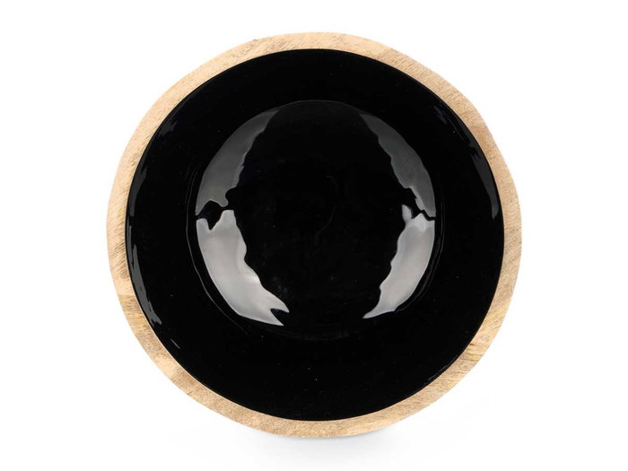 Giftdecor Bol 24 cm Madera Mango Negro (Set de 6)