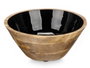 Giftdecor Bol 24 cm Madera Mango Negro (Set de 6)