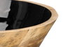 Giftdecor Bol 24 cm Madera Mango Negro (Set de 6)