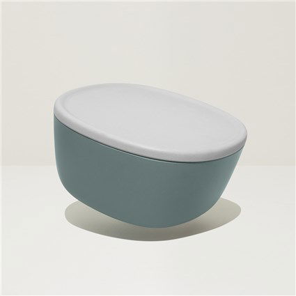 Berghoff 3950055 Bol con Tapa Grande para Ensalada, Pasta u Otros Platos - Moderno y Versátil