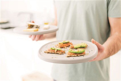 Berghoff 3950055 Bol con Tapa Grande para Ensalada, Pasta u Otros Platos - Moderno y Versátil