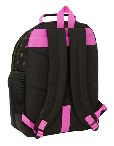 Safta Mochila Doble K-pop Demon Hunters Negra Adaptable a Carro Safta Mochila Doble K-pop Demon Hunters Negra Adaptable a Carro