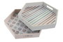 DKD Home Decor Bandeja MDF 38x33x5 Surtido de 2 Colores, Colección Casablanca 2022